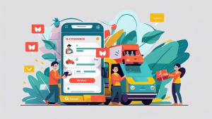 In this image, the function of Ecommerce to Q commerce is shown